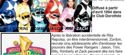 Nostalgiques ? Club Dorothée 90-94 Power Rangers Mighty Morphin