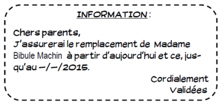 Mot parents remplacement long