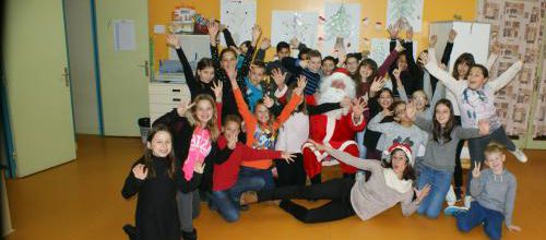 Décembre 2016 : Le PERE NOEL à l'école ! 