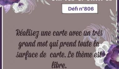 Passion Cartes Créatives#806 !