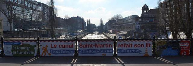 Des nouvelles du Canal Saint-Martin (écluse place de la Bataille de Stalingrad)