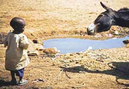 Le droit à l'eau dans le monde.