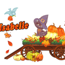 139 Charrette d'Halloween