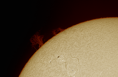 Les splendides éruptions solaires du 27 juin 2025