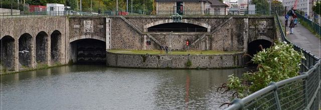 L'écluse du pont de Flandre - Canal Saint-Denis