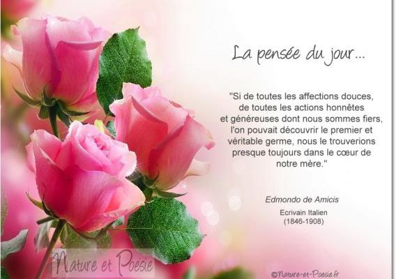 Citations en images : Le coeur d\'une mère