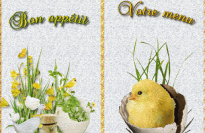 Menu de Paques
