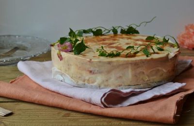 Cheesecake vanille et fraise (sans cuisson)