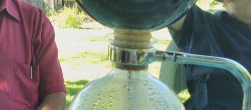 reflets sur un café !!