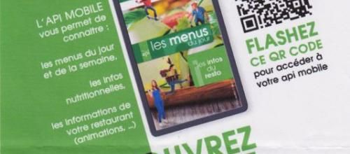 Accédez au menu de la restauration scolaire