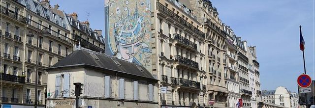 Fresque murale "Paris dans la tête" de François Boisrond