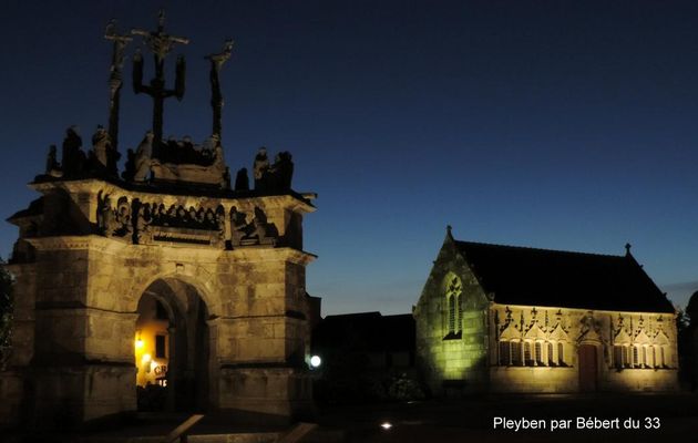 Pleyben de nuit - (dept29)