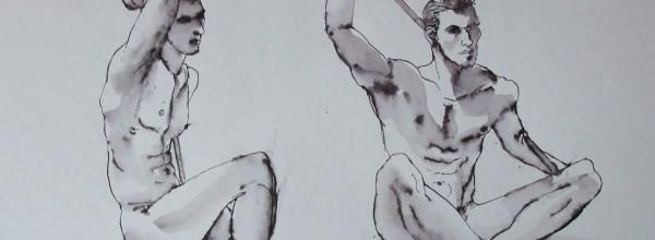 Vendredi - Deux poses modèle masculin