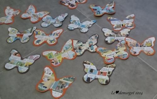 Papillons volent à la Bibliothèque !