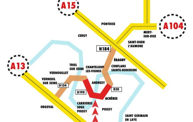 Dites non au projet de liaison 2x2voies RD30/RD190 Pont d'Achères