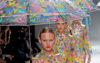 mode fashion blue butterfly