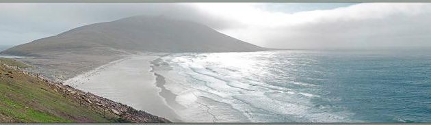 Vues panoramiques sur "The Neck", mais la météo se gâte à la vitesse V !  - The Neck (Le Détroit) - Saunders Island - Falkland (Malvinas, Malouines) - Grande-Bretagne