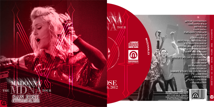 The MDNA Tour - 2012 10 06 - San Jose Audio Recording