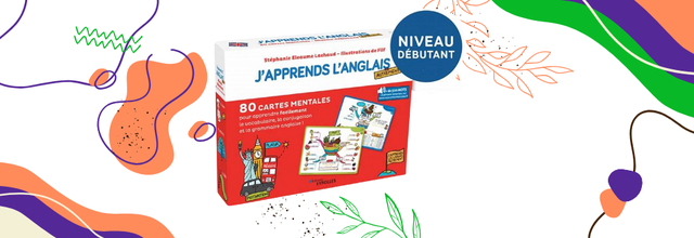 Avis sur J'apprends l'anglais 80 cartes mentales 