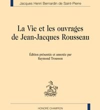 [download pdf] La vie et les ouvrages de Jean-Jacques Rousseau