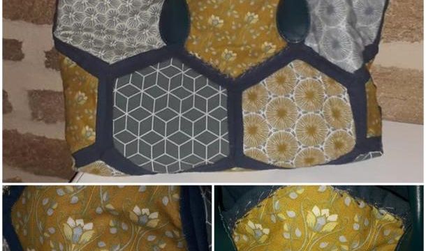 Patchwork / Un sac jardin de grand-mère