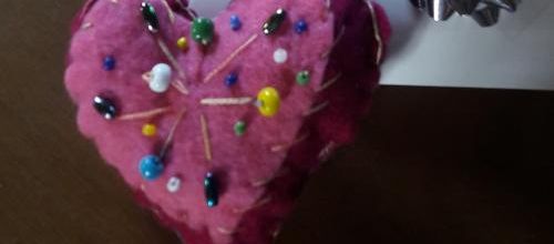 Le coeur en broche