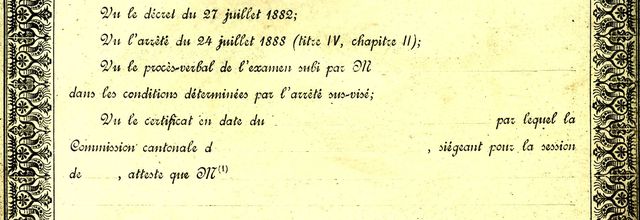 L'école avant la guerre de 14