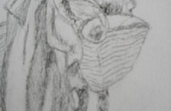 Carnet de voyage :croquis retour du souk