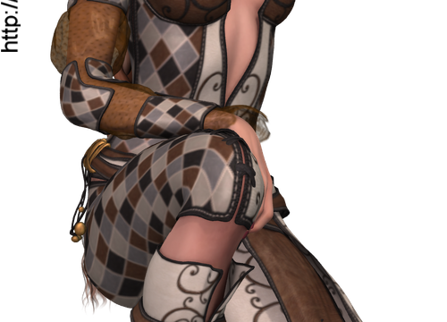 Tube de femme Steampunk (render-image)