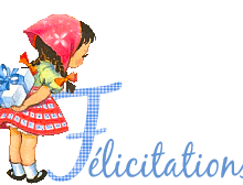 gif animé, blinkie,Félicitations