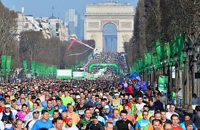 MARATHON de PARIS 2017 Jour de mon anniversaire