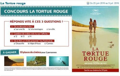 Concours la Tortue rouge