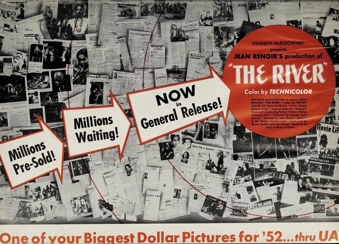 THE RIVER BOX OFFICE USA 1952