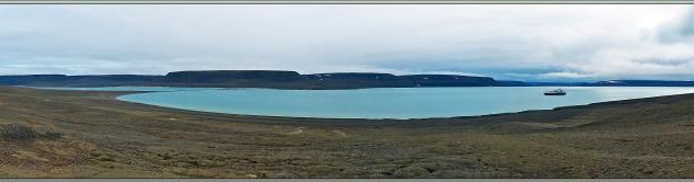 Panorama sur Erebus Bay - Beechey Island - Nunavut - Canada