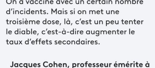 C'est lui qui le dit