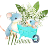 signature animee, 1ermai, muguet