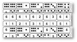 Découvrir le monde - Numération - Dominos
