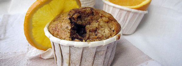 Muffins à l'orange & pépites de chocolat