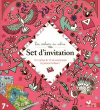 Online Read Ebook Set d'invitation  - 10 cartes, 10 enveloppes, 1 planche de stickers et 1 feutre pailleté