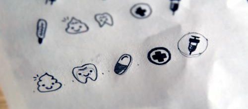 Petits tampons pour bébé