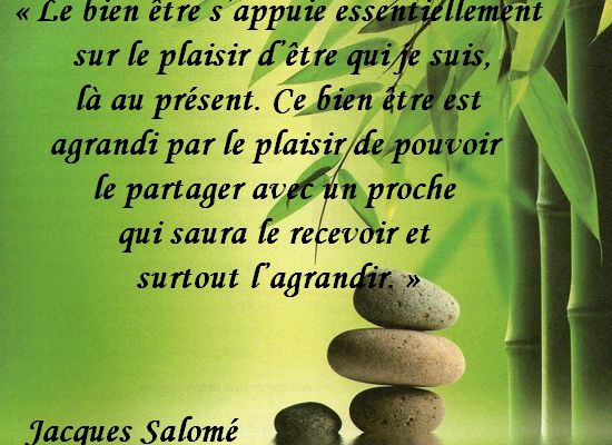 Citations en images : Bien être