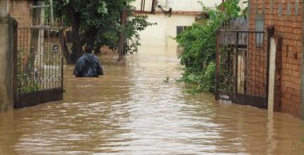 Inondation dans certains quartiers ce matin