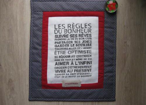 Vous avez brodé mes grilles