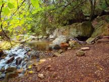 La source du Vernazobre, Cauduro et le moulin de Malibert.