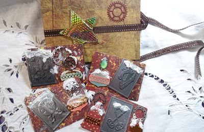 ATC steampunk de Noël .