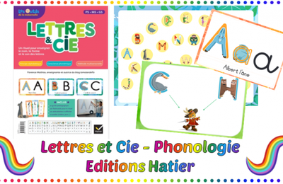 Phonologie en maternelle : "Lettres et Cie" aux éditions Hatier