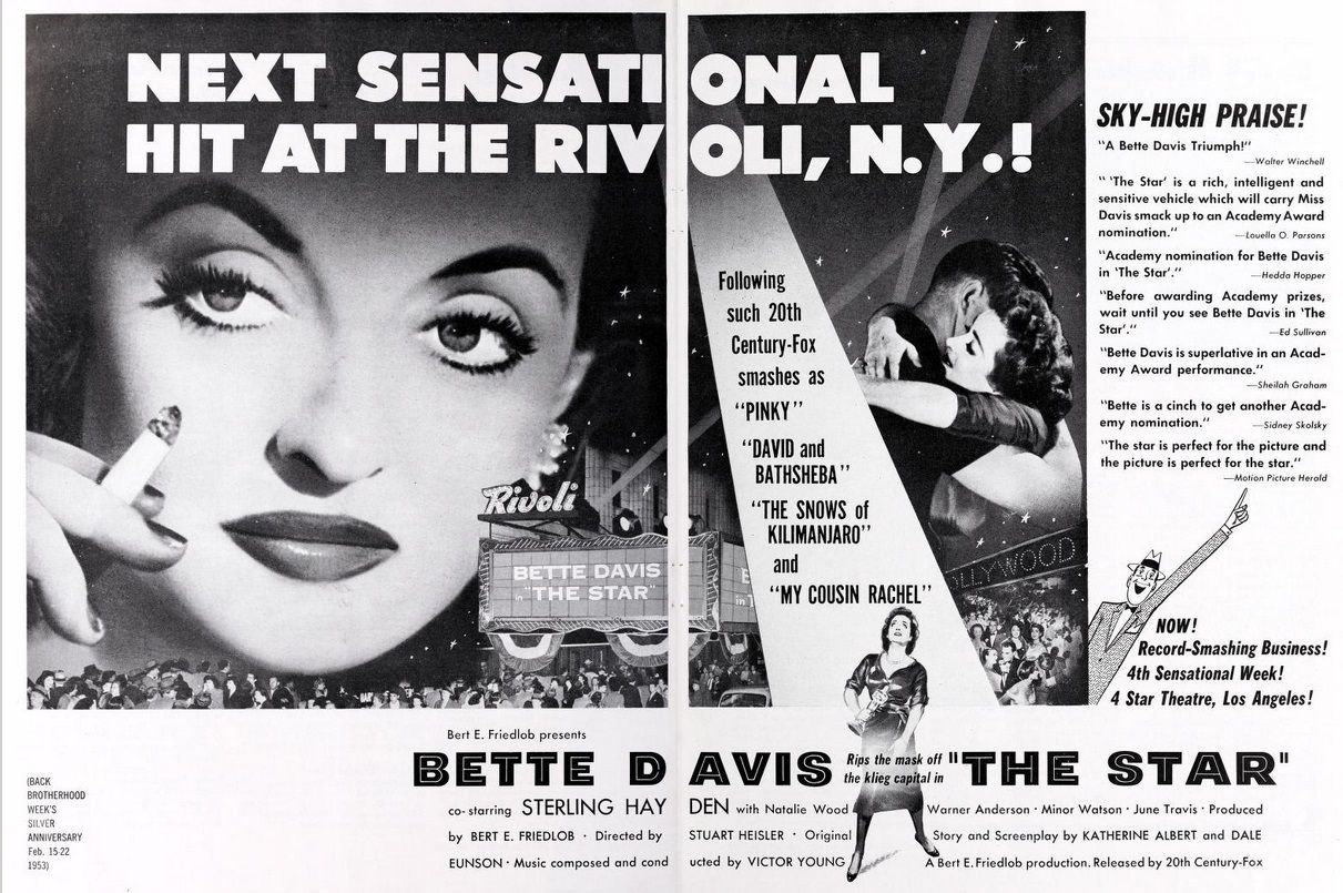THE STAR BOX OFFICE USA 1952