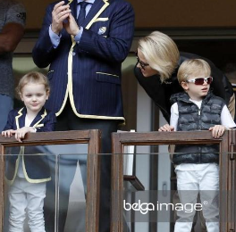 famille princière au tournoi Sainte Dévote