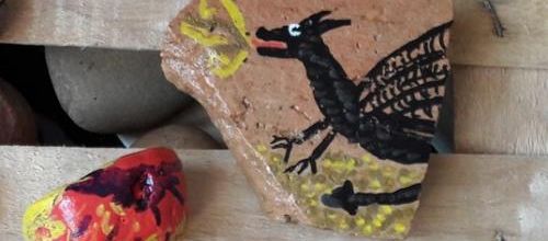 Dragon sur tuile