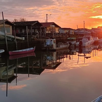 EB - Coucher de soleil à Andernos-les-bains, novembre 2024...